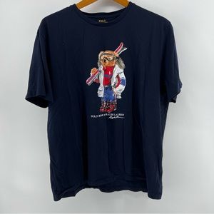 Polo Ralph Lauren ski bear tee size xl